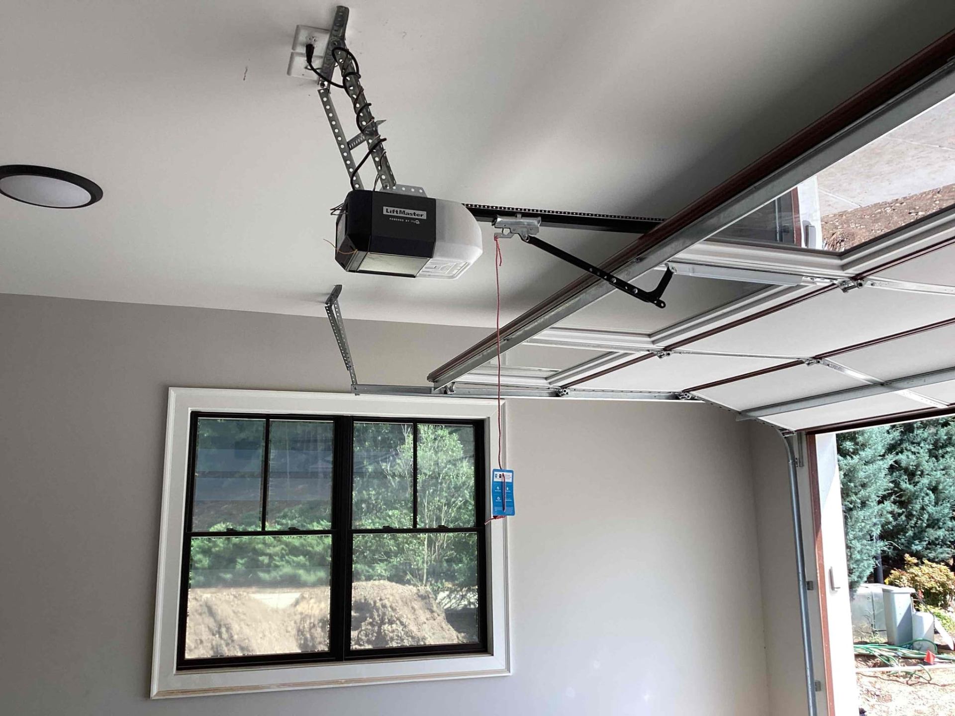 LiftMaster garage door opener installation and programming
